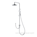 Brass exposed shower faucet set